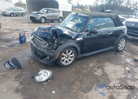 2015 Mini Convertible Cooper S z USA, uszkodzony, nr VIN WMWZP3C5XFT299013